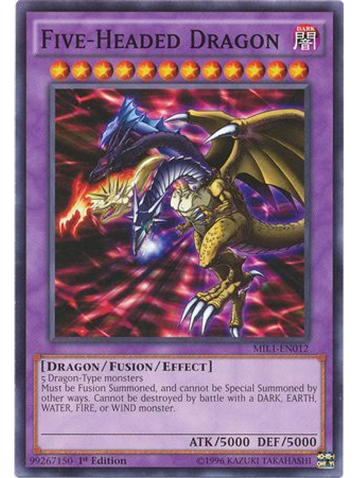 Five-Headed Dragon - MIL1-EN012 - Common 1st Edition 1
