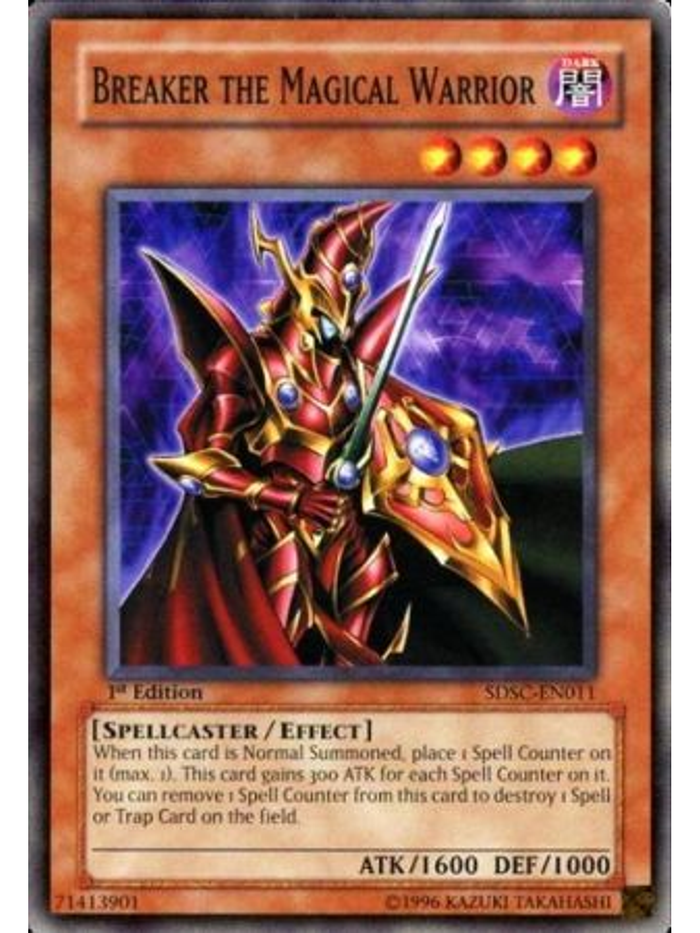 Breaker the Magical Warrior - SDSC-EN011 - Common 1st Edition 1