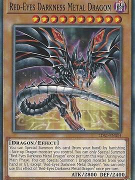 Red-Eyes Darkness Metal Dragon - LDS1-EN004 - Common 1st Edition