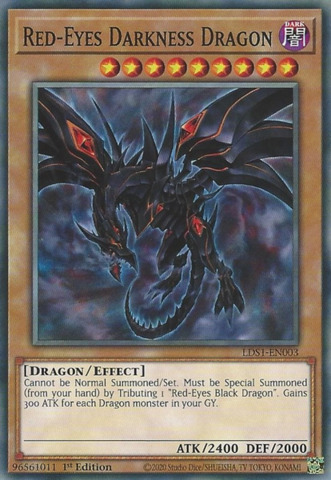 Red-Eyes Darkness Dragon - LDS1-EN003 - Common 1st Edition