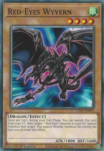 Red-Eyes Wyvern - LDS1-EN005 - Common 1st Edition