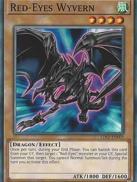 Red-Eyes Wyvern - LDS1-EN005 - Common 1st Edition