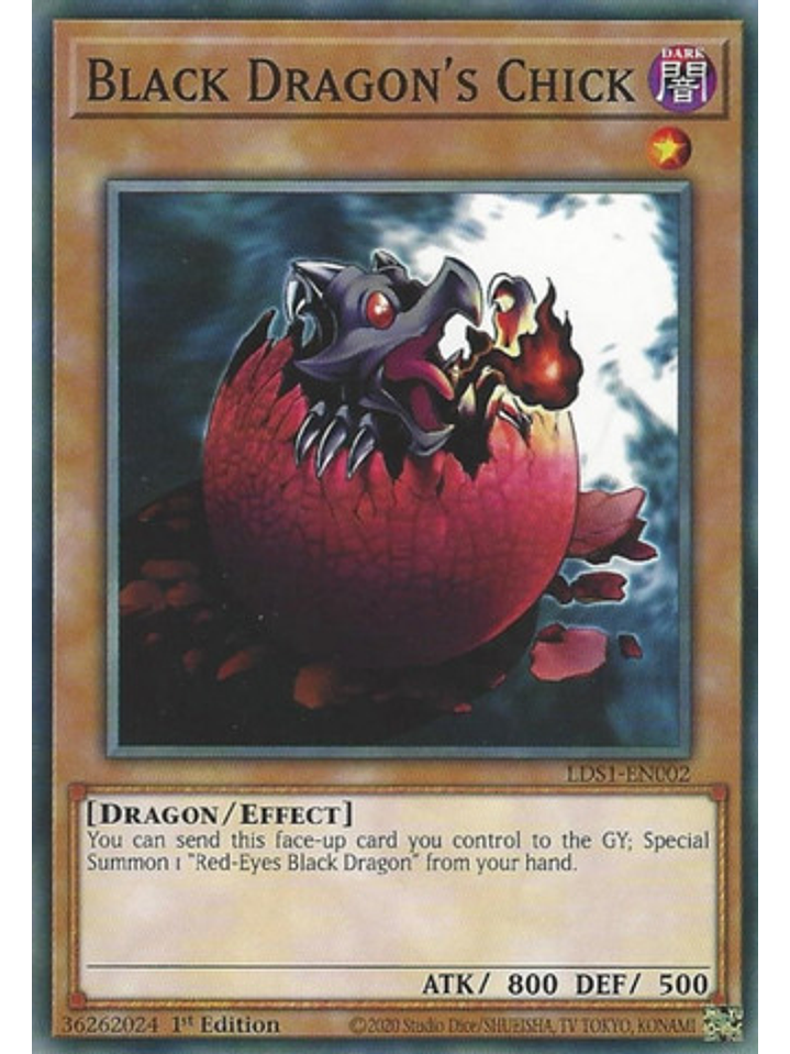 Black Dragon's Chick - LDS1-EN002 - Common 1st Edition 1