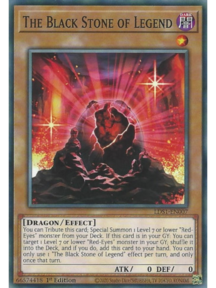The Black Stone of Legend - LDS1-EN007 - Common 1st Edition 1