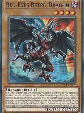 Red-Eyes Retro Dragon - LDS1-EN009 - Common 1st Edition