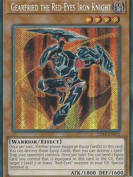 Gearfried the Red-Eyes Iron Knight - LDS1-EN011 - Secret Rare 1st Edition