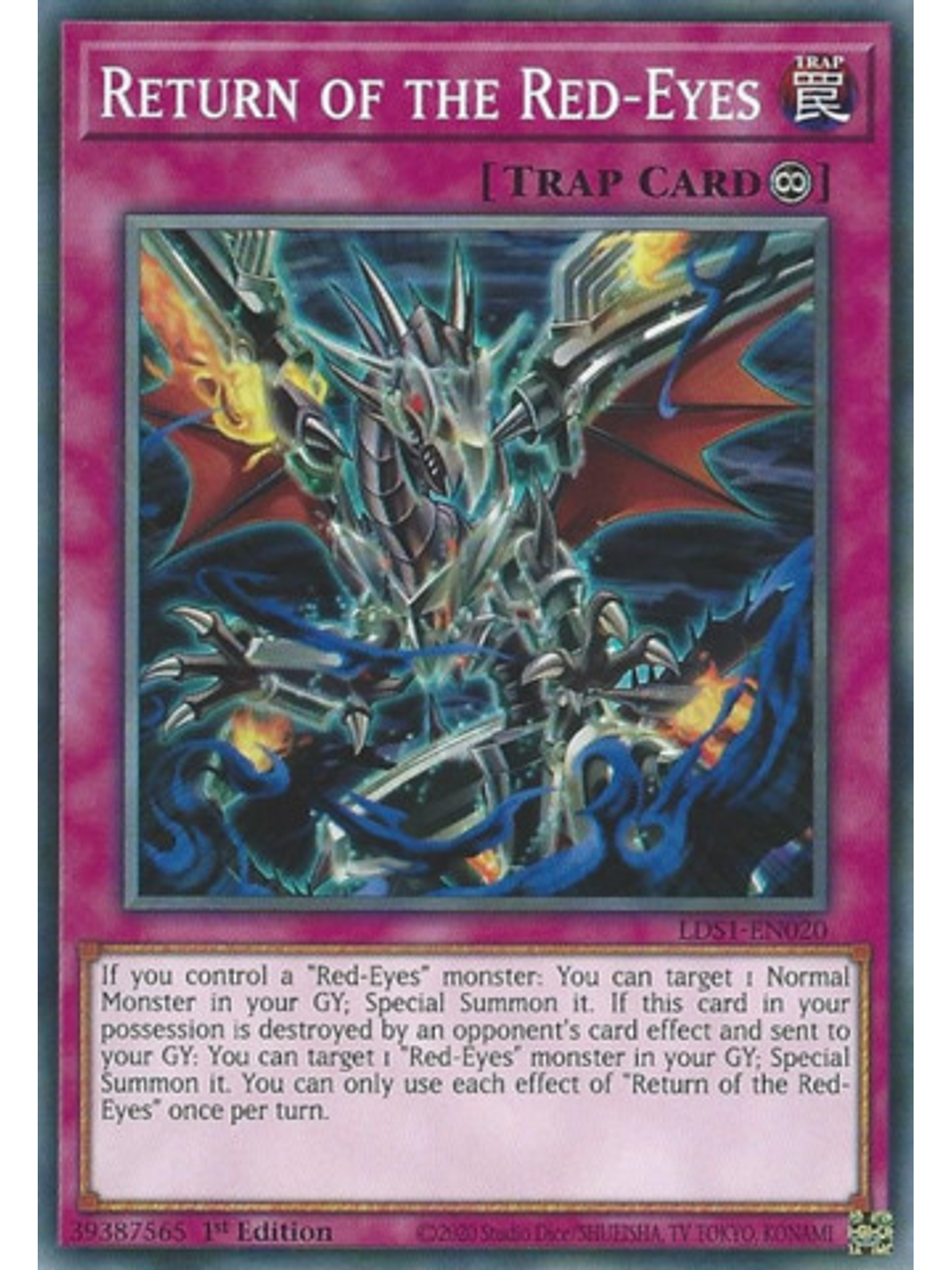 Return of the Red-Eyes - LDS1-EN020 - Common 1st Edition 1