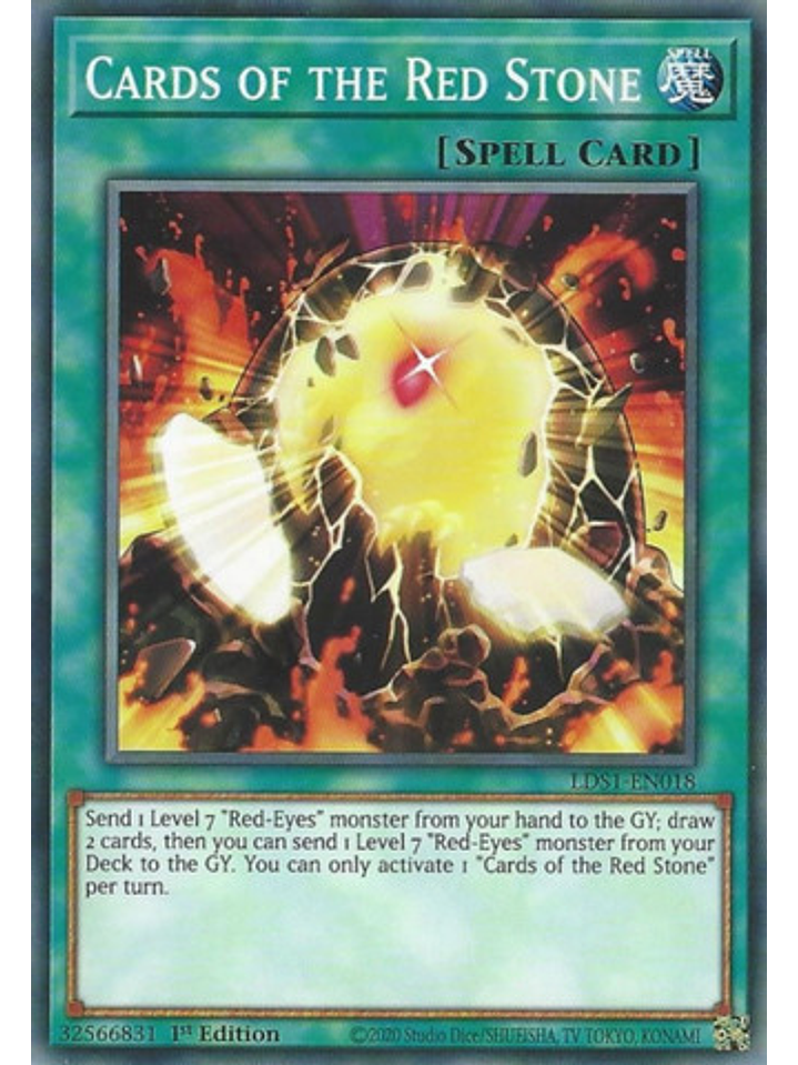 Cards of the Red Stone - LDS1-EN018 - Common 1st Edition 1