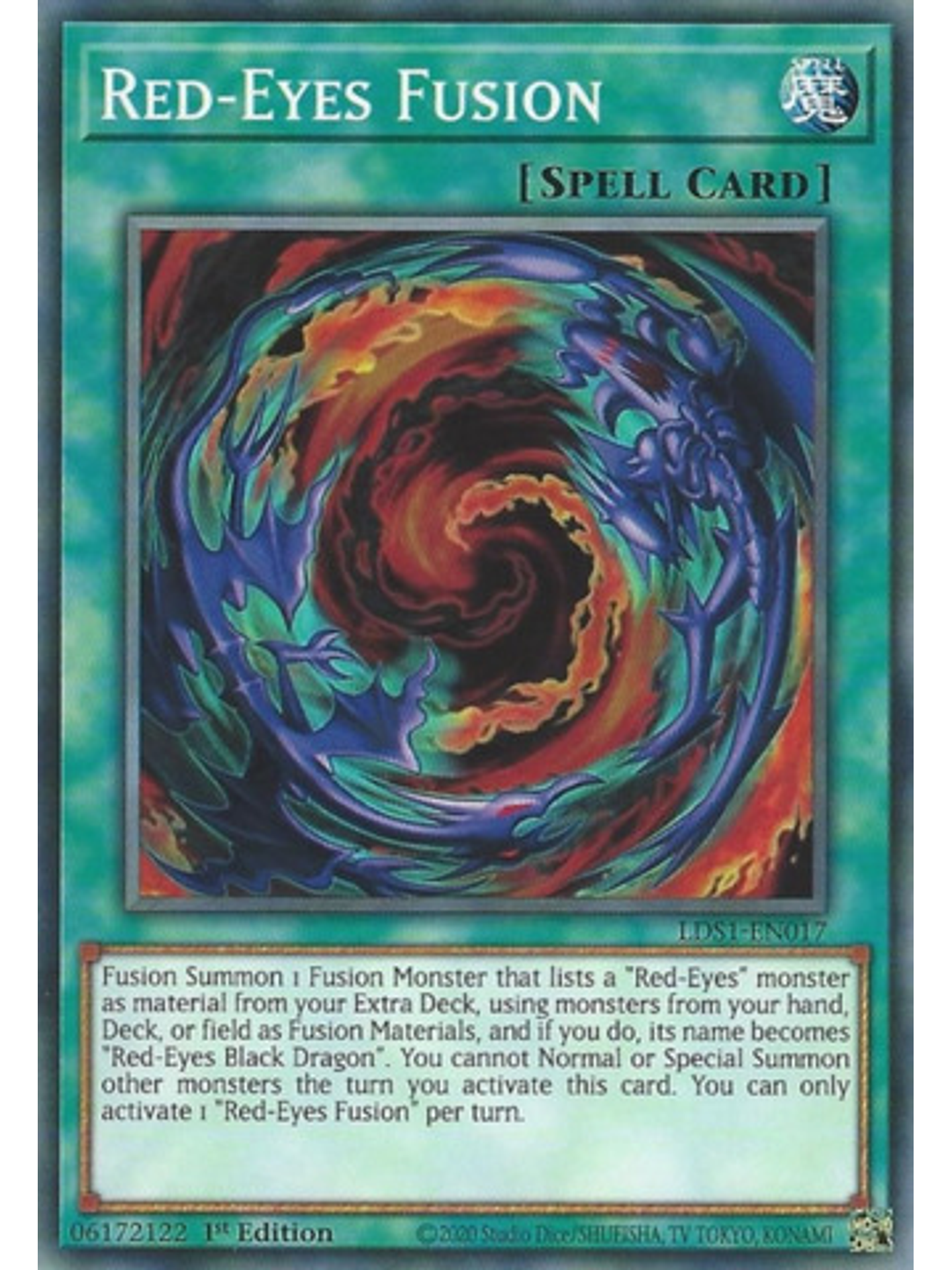 Red-Eyes Fusion - LDS1-EN017 - Common 1st Edition 1