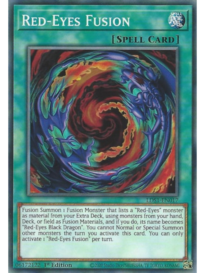 Red-Eyes Fusion - LDS1-EN017 - Common 1st Edition 1