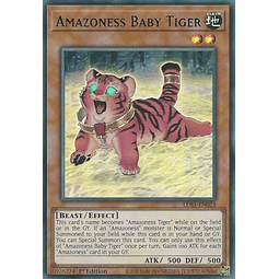 Amazoness Baby Tiger (Blue) - LDS1-EN023 - Ultra Rare 1st Edition
