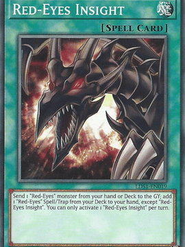 Red-Eyes Insight - LDS1-EN019 - Common 1st Edition