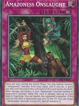 Amazoness Onslaught - LDS1-EN025 - Common 1st Edition