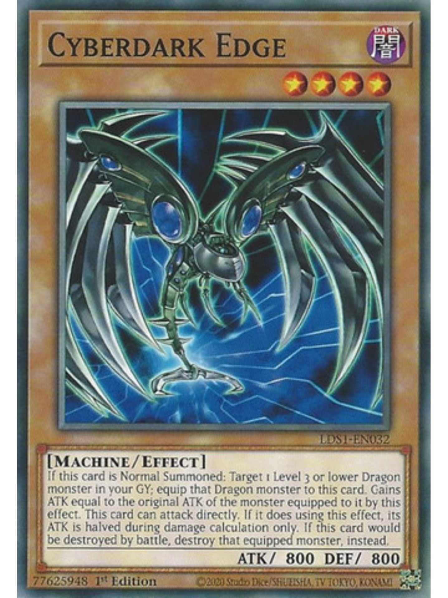 Cyberdark Edge - LDS1-EN032 - Common 1st Edition 1