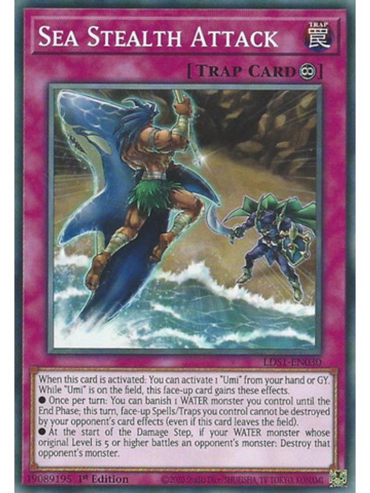 Sea Stealth Attack - LDS1-EN030 - Common 1st Edition 1