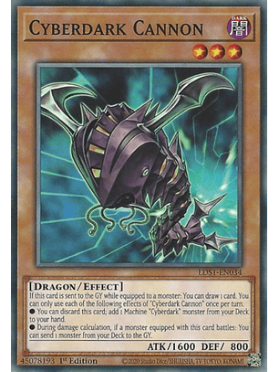 Cyberdark Cannon - LDS1-EN034 - Common 1st Edition