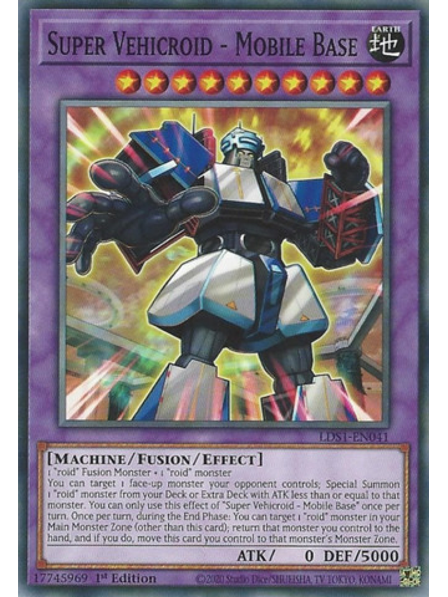 Super Vehicroid - Mobile Base - LDS1-EN041 - Common 1st Edition 1