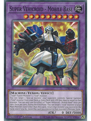Super Vehicroid - Mobile Base - LDS1-EN041 - Common 1st Edition
