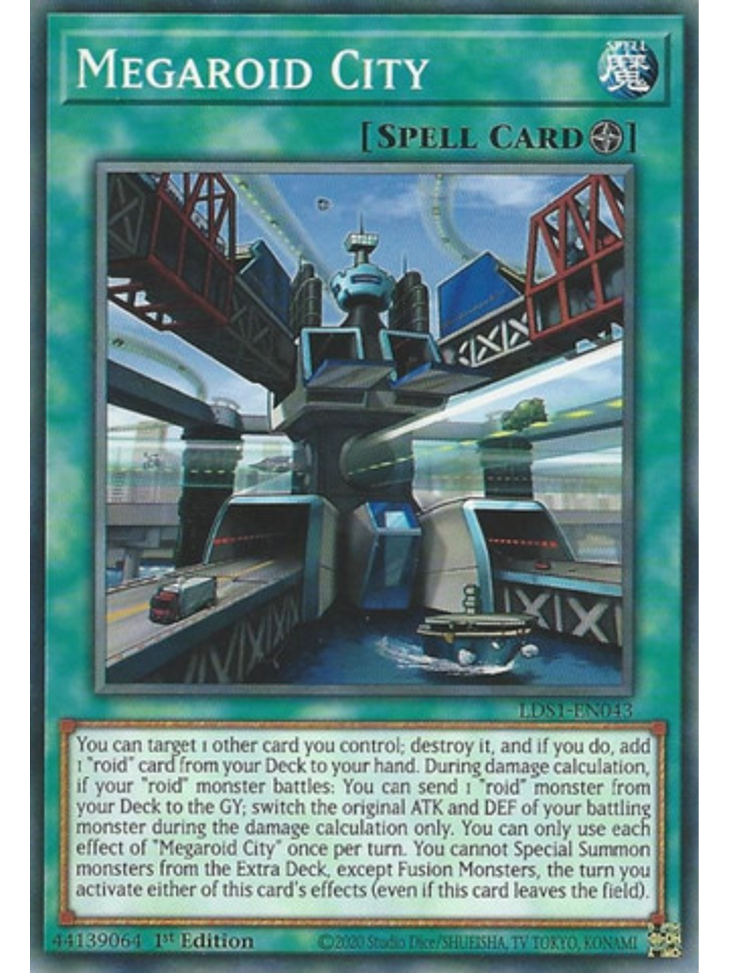 Megaroid City - LDS1-EN043 - Common 1st Edition 1