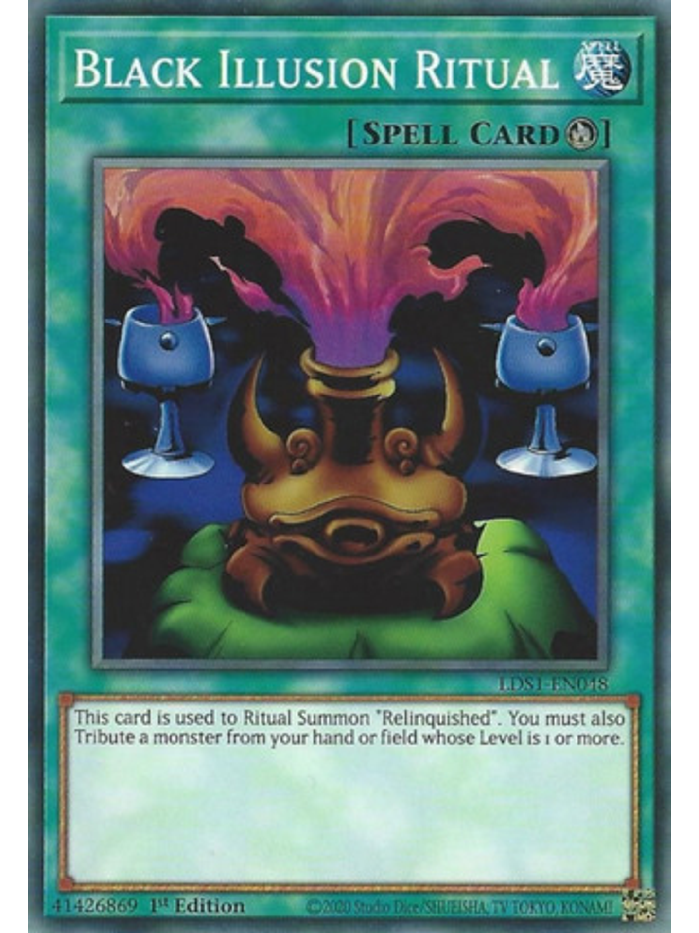 Black Illusion Ritual - LDS1-EN048 - Common 1st Edition 1