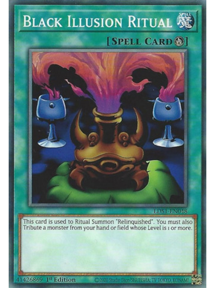 Black Illusion Ritual - LDS1-EN048 - Common 1st Edition 1