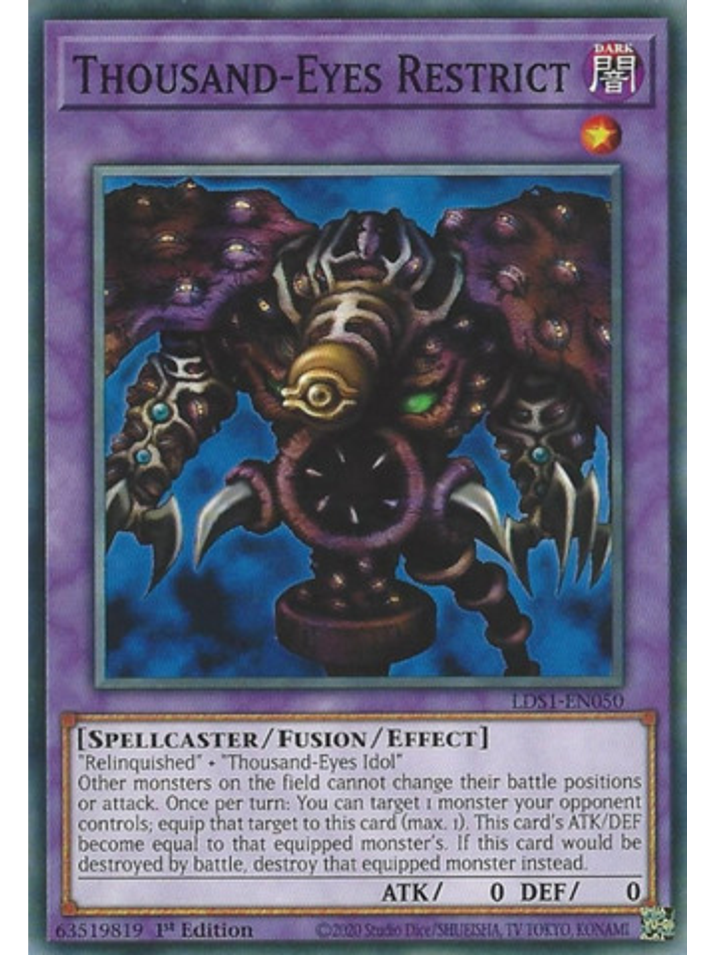 Thousand-Eyes Restrict - LDS1-EN050 - Common 1st Edition 1