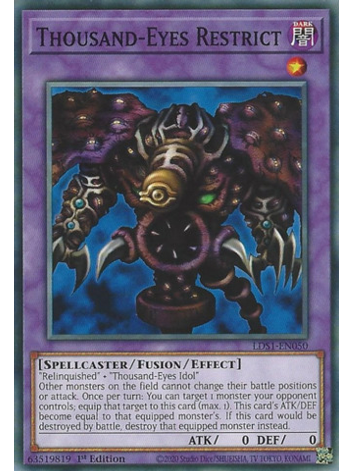 Thousand-Eyes Restrict - LDS1-EN050 - Common 1st Edition 1