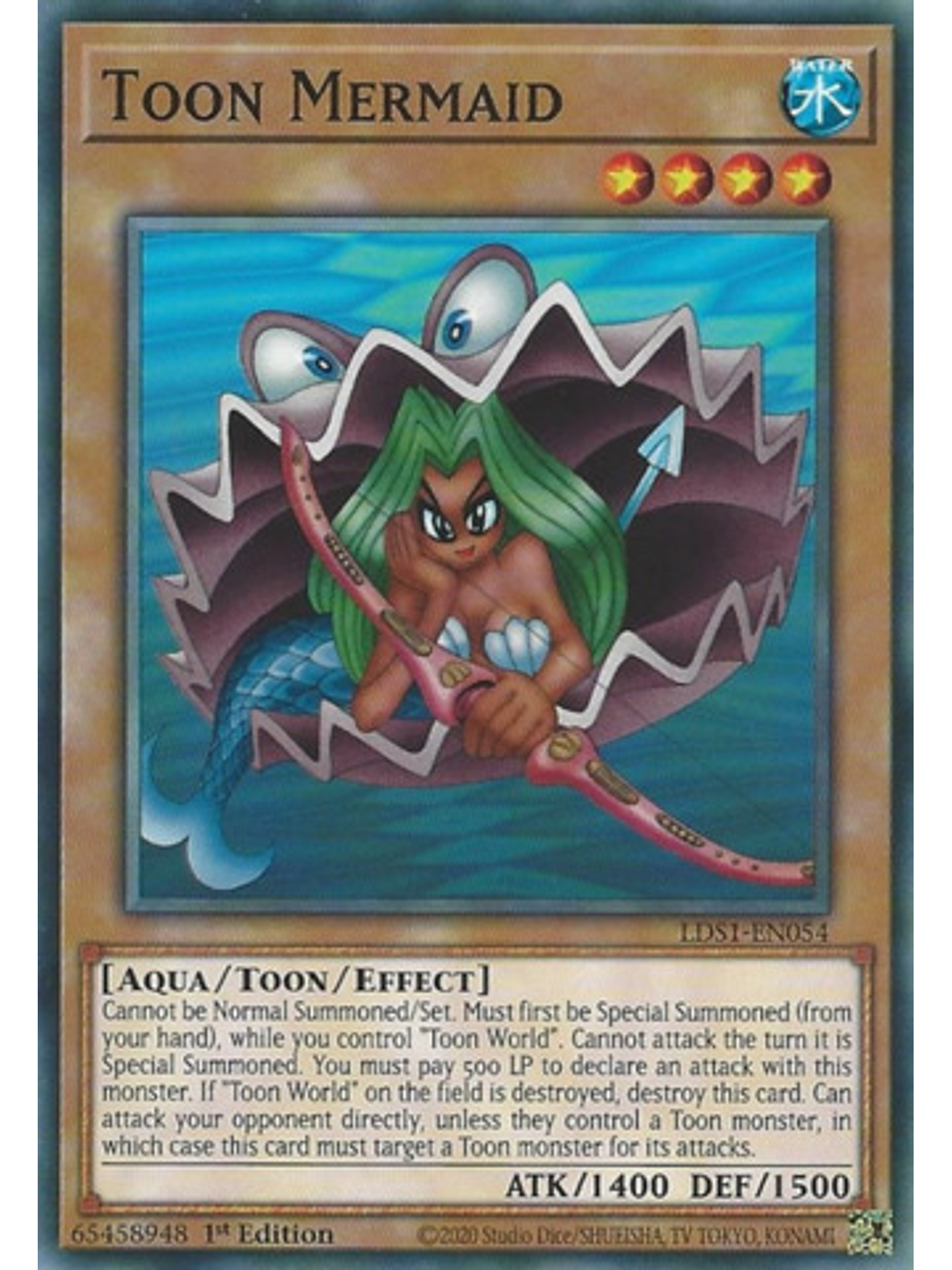 Toon Mermaid - LDS1-EN054 - Common 1st Edition 1