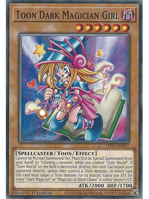 Toon Dark Magician Girl - LDS1-EN057 - Common 1st Edition
