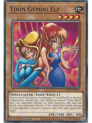 Toon Gemini Elf - LDS1-EN059 - Common 1st Edition
