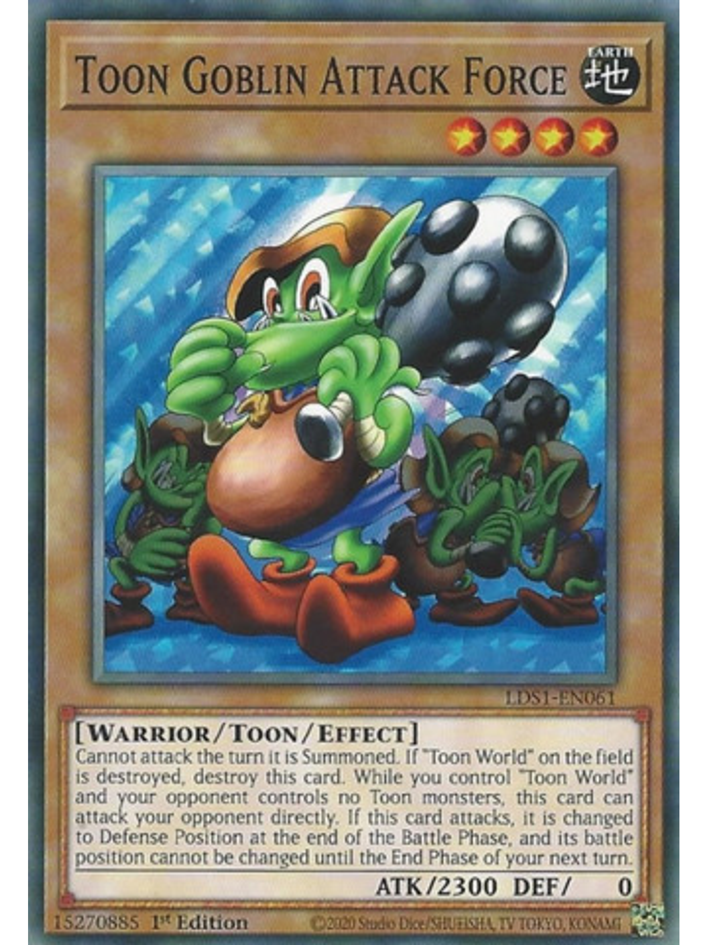 Toon Goblin Attack Force - LDS1-EN061 - Common 1st Edition 1