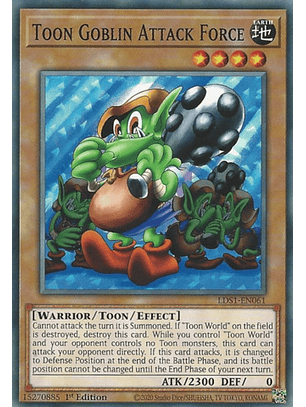 Toon Goblin Attack Force - LDS1-EN061 - Common 1st Edition