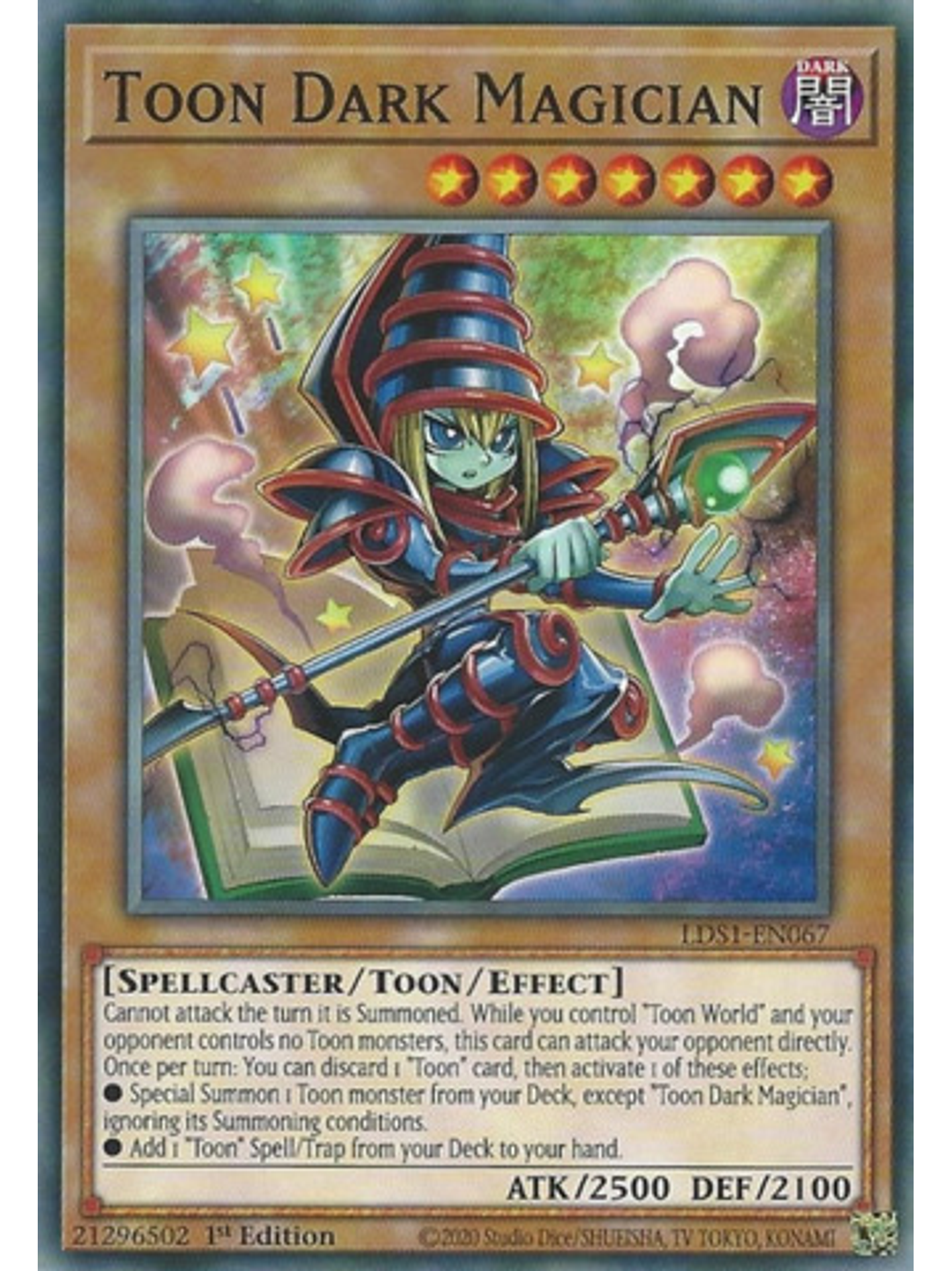 Toon Dark Magician - LDS1-EN067 - Common 1st Edition 1