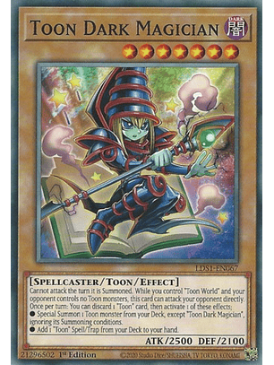 Toon Dark Magician - LDS1-EN067 - Common 1st Edition