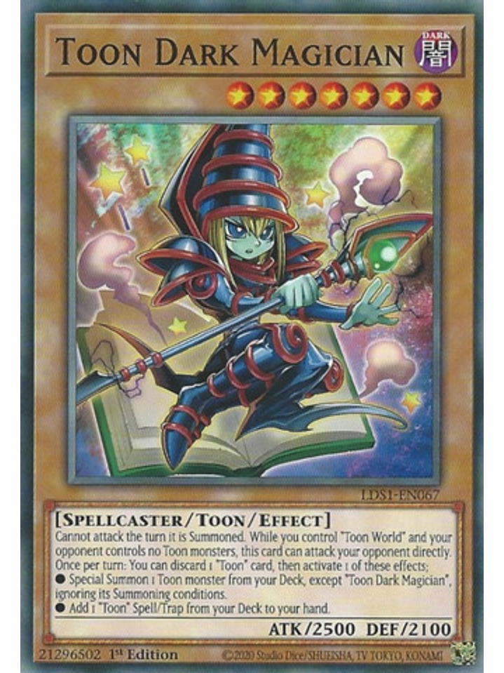 Toon Dark Magician - LDS1-EN067 - Common 1st Edition 1