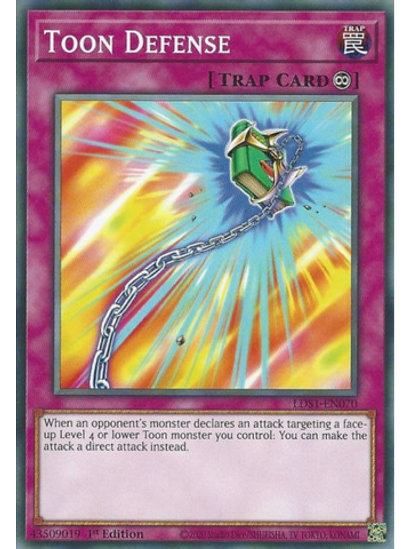 Toon Defense - LDS1-EN070 - Common 1st Edition 1