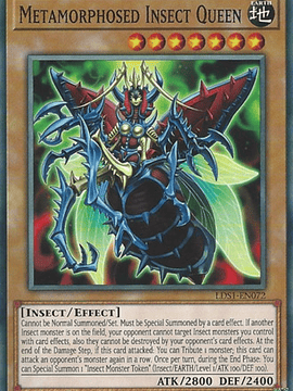 Metamorphosed Insect Queen - LDS1-EN072 - Common 1st Edition