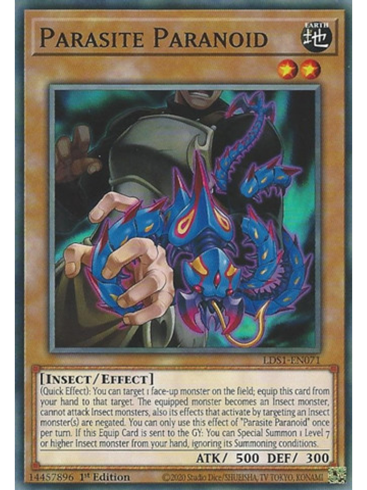 Parasite Paranoid - LDS1-EN071 - Common 1st Edition 1
