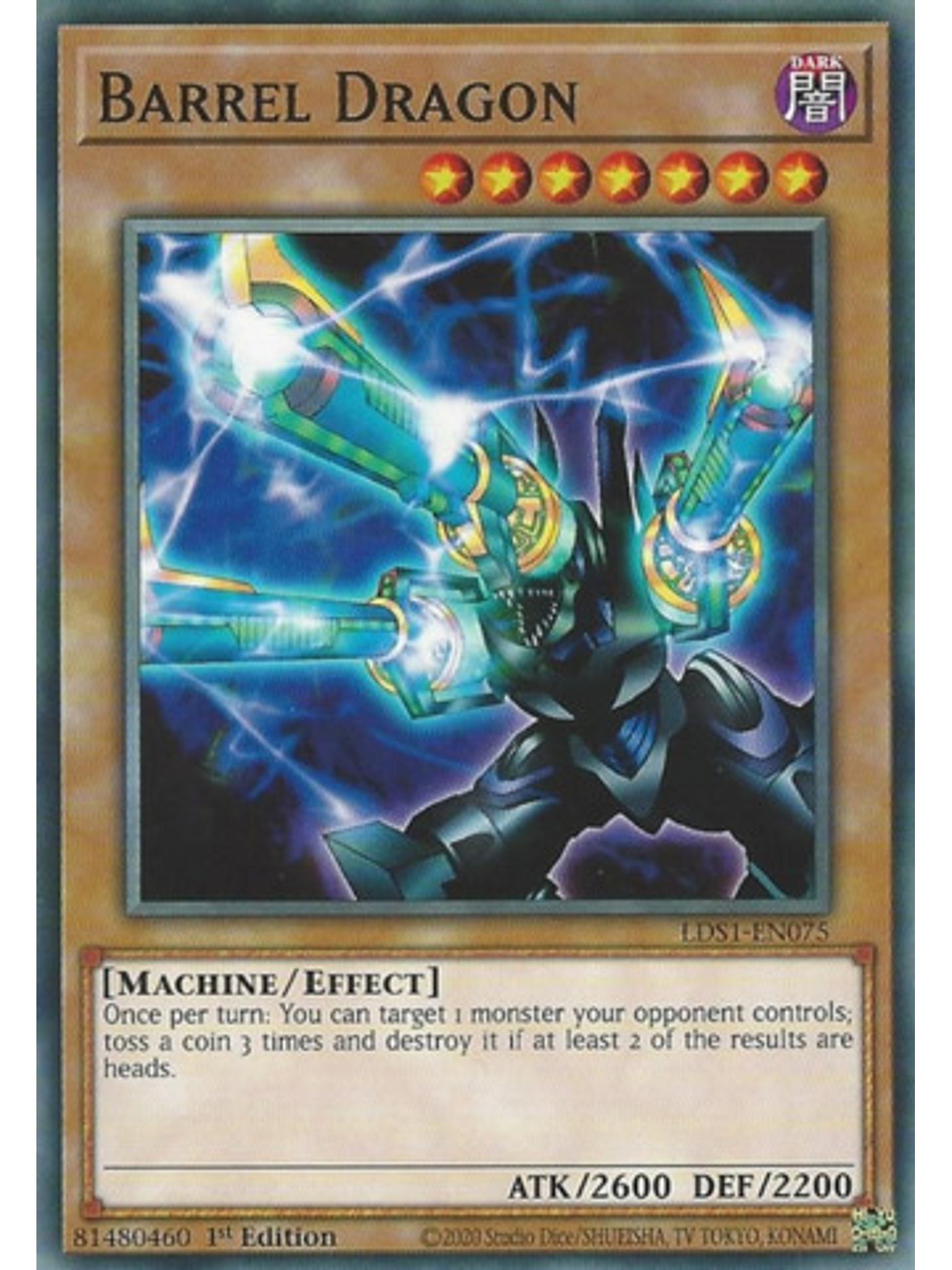 Barrel Dragon - LDS1-EN075 - Common 1st Edition 1