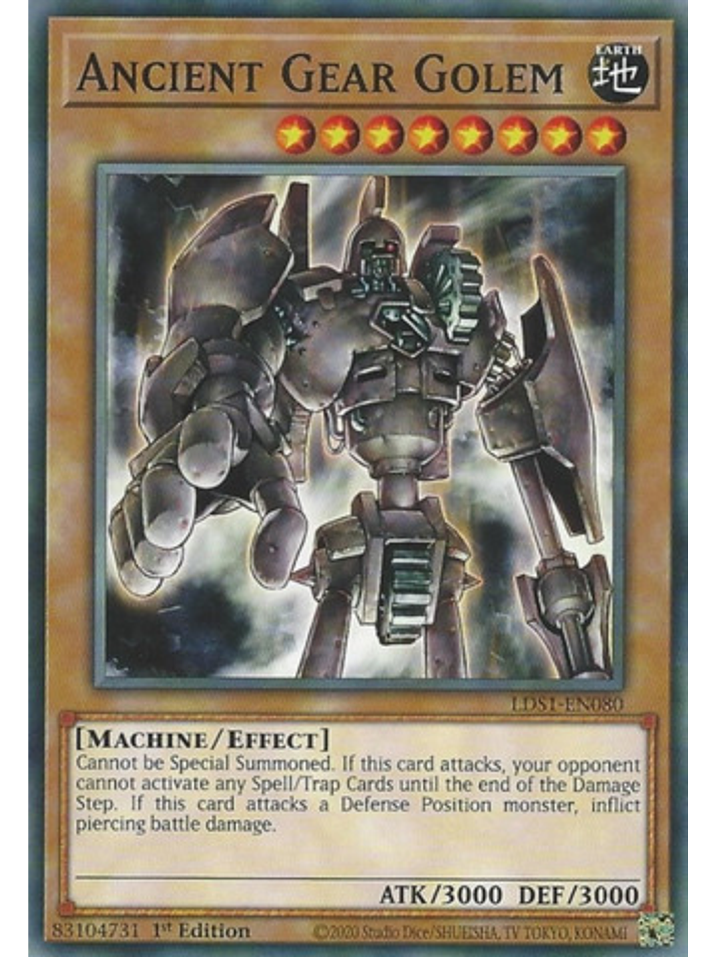 Ancient Gear Golem - LDS1-EN080 - Common 1st Edition 1