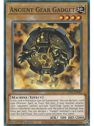 Ancient Gear Gadget - LDS1-EN081 - Common 1st Edition