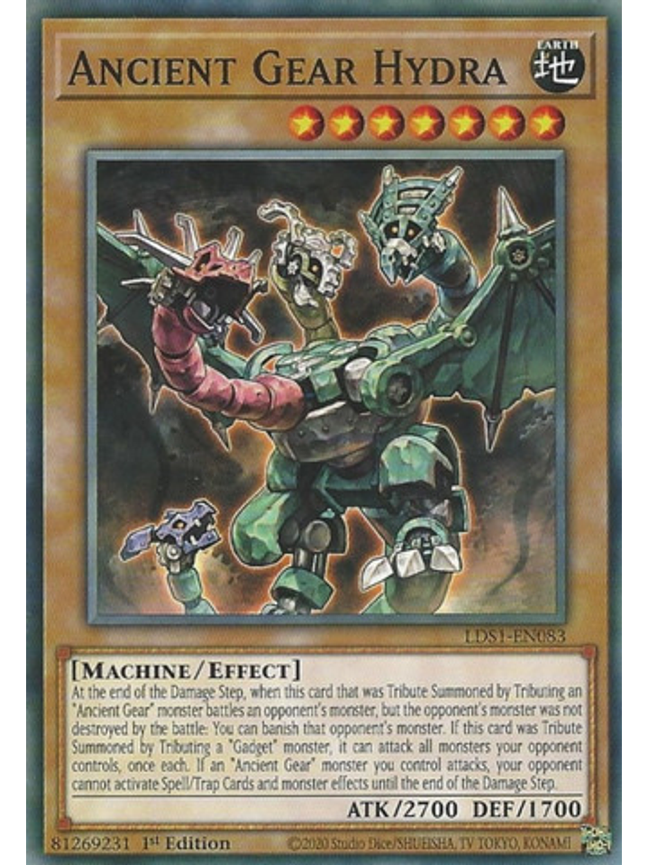 Ancient Gear Hydra - LDS1-EN083 - Common 1st Edition 1