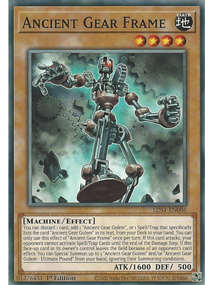 Ancient Gear Frame - LDS1-EN086 - Common 1st Edition