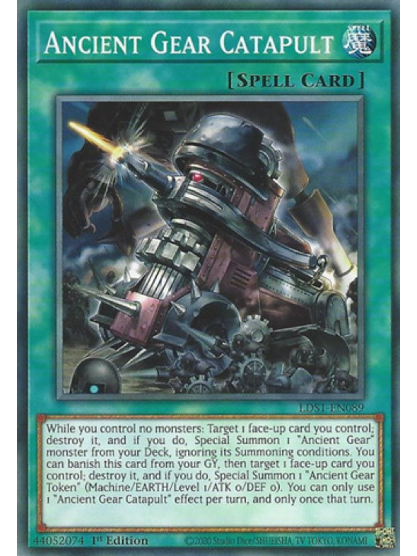 Ancient Gear Catapult - LDS1-EN089 - Common 1st Edition 1