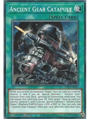 Ancient Gear Catapult - LDS1-EN089 - Common 1st Edition