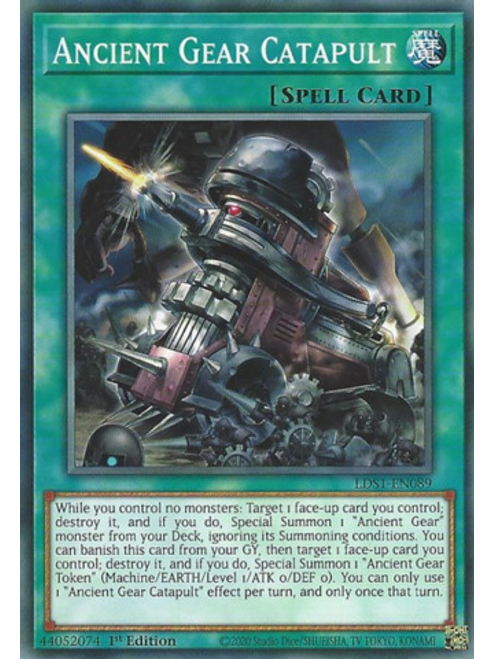 Ancient Gear Catapult - LDS1-EN089 - Common 1st Edition 1