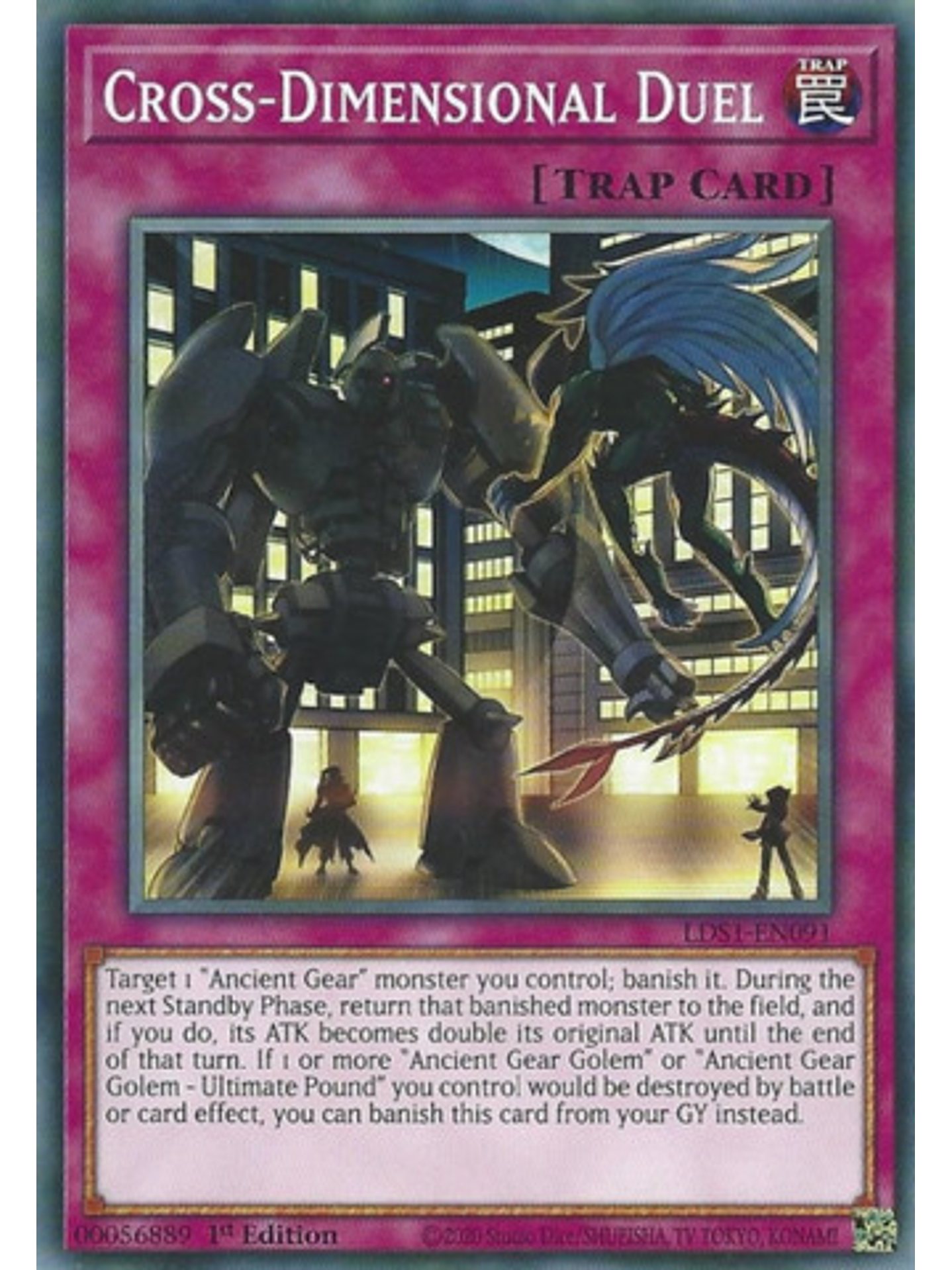 Cross-Dimensional Duel - LDS1-EN091 - Common 1st Edition 1