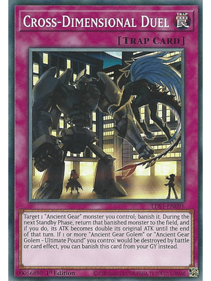 Cross-Dimensional Duel - LDS1-EN091 - Common 1st Edition