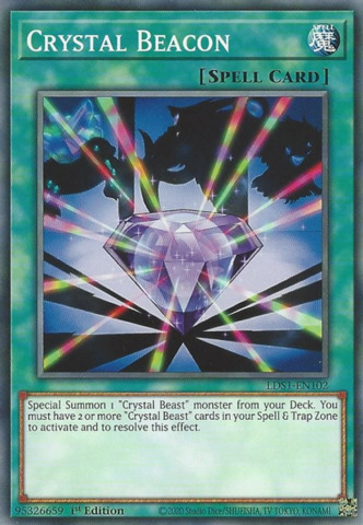 Crystal Beacon - LDS1-EN102 - Common 1st Edition