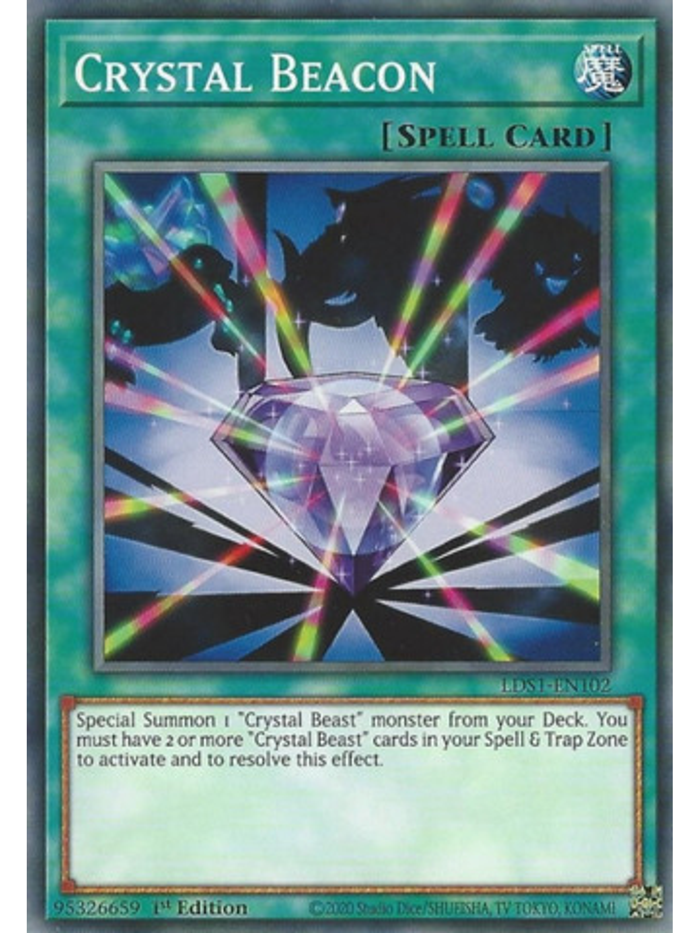 Crystal Beacon - LDS1-EN102 - Common 1st Edition 1